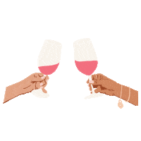 justpinkwine pink wine rose roseallday Sticker