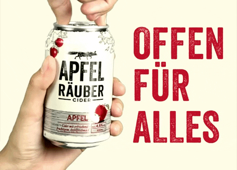 ApfelRaeuberCider giphyupload drink cheers pride GIF