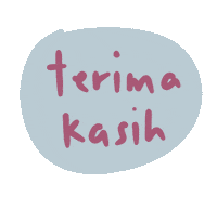 Thanks Terimakasih Sticker