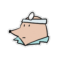 Dentist Mole Sticker by Soysauceeggrice Studio