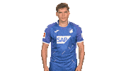 Waving Follow Me Sticker by Bundesliga