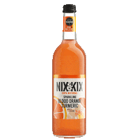 Orange Sparkling Sticker by Nix & Kix