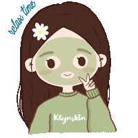 klynskin relax selfcare selflove kbeauty Sticker