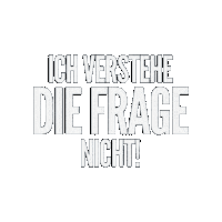 Keine Ahnung Frage Sticker by Stadtwerke Duisburg