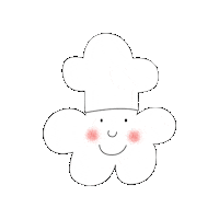 NinaAndOlga food cartoon hello hi Sticker