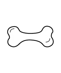 dogtopiacanada dog puppy bone dog mom Sticker