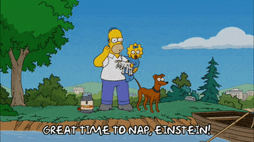 looking homer simpson GIF