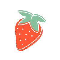 Fruit Strawberry Sticker by Cocktail.Shop