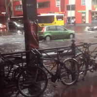 Heavy Rains Bring Flooding to Berlin