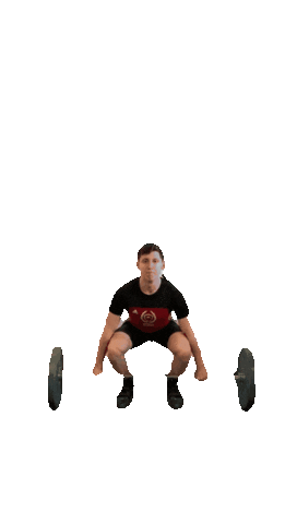 Lifting Jerk Sticker by Weightlifting Holesov