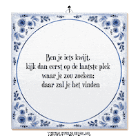 Wijsheid Spreuk Sticker by Tegelspreuken.nl