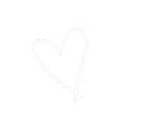 White Heart Love Sticker