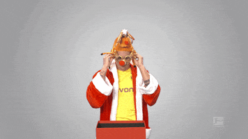santa claus football GIF by Bundesliga