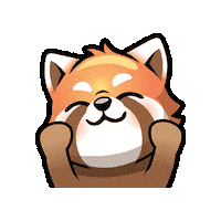 Red Panda Sticker by Valley Zoo Development Society