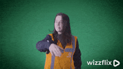 Wizzflix_ dance party dancing green GIF