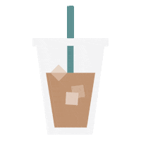 coffee shop summer Sticker by Mikyla Design