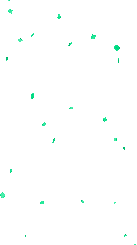 green giphetti Sticker