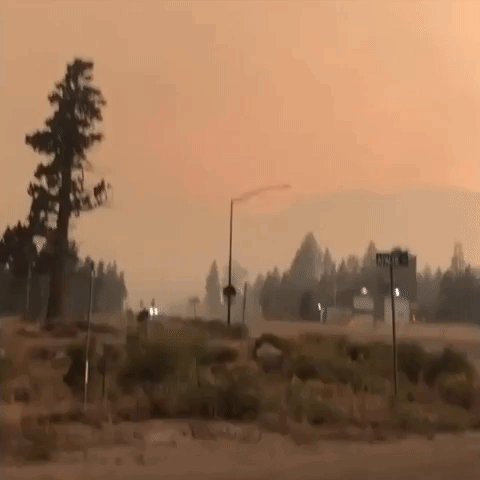 'Might Be the Last Time I'll Ever See This Town': Caldor Fire Closes in on South Lake Tahoe, California