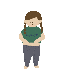 lazysuesue fat diet chubby 다이어트 Sticker
