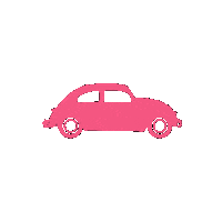Pink Car Sticker by Clube do Fusca de Pocos de Caldas/MG
