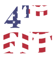 4th of july fitness Sticker