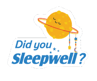 OfficialSleepwell good morning sleep bright comfort Sticker