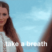 Deep Breath Sigh GIF by Blake Lively Fan