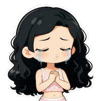 Forgive Me Crying Sticker