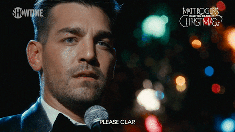 Christmas Special Applause GIF by SHOWTIME