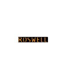 donzliafernandes alien et roswell crashdown Sticker