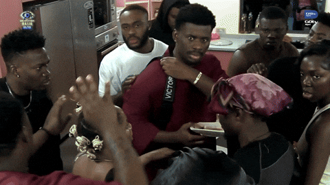 Bbnaija Fighting GIF by Big Brother Naija