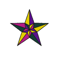 christmas star Sticker