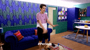 React Period GIF by The Circle Netflix (US)