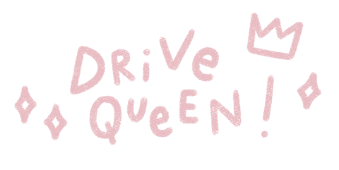 Girl Pink Sticker by Catharina Stewart