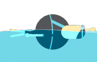 Cystic Fibrosis Swimming Sticker by Beam Feel Good