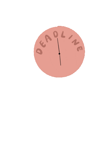 sallychandraa giphyupload time clock rush Sticker