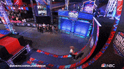 Hanging I Did It GIF by Ninja Warrior