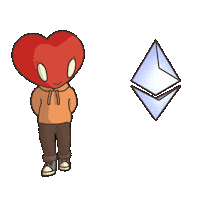 Heart Crypto Sticker by LT3 Creations