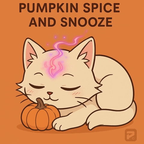 Relaxing Pumpkin Spice GIF by Persona