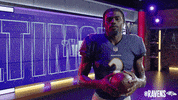 Football Flexing GIF by Baltimore Ravens