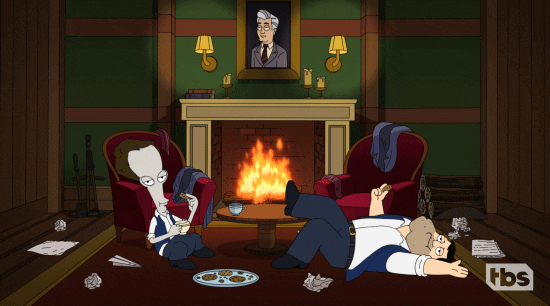 Bored Fire GIF by American Dad