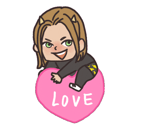 Hachi Love Sticker