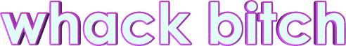 pink whack bitch Sticker by AnimatedText