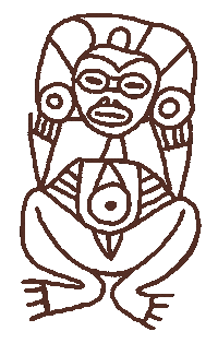 Puerto Rico Atabey Sticker by Alejandra Baiz