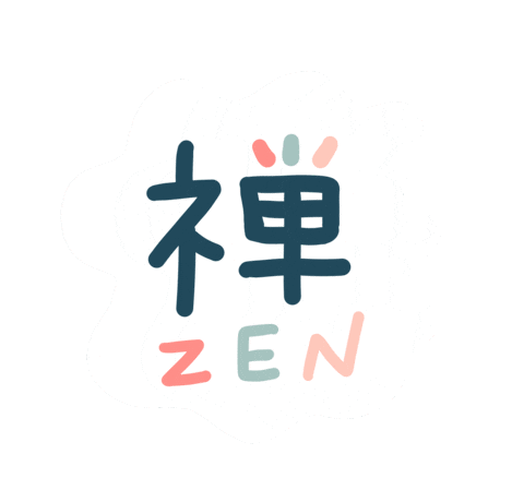 Zen Sticker by Poca Poca Studio