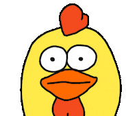 Chicken Gaga Sticker