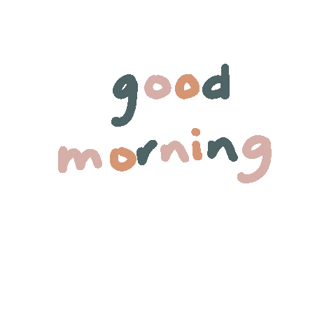 Greeting Good Morning Sticker