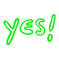 Si Yes Sticker by Art2D2