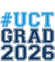Uctgrad Sticker by University of Cape Town