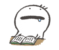 Sleepy Reading Sticker by nunkawa